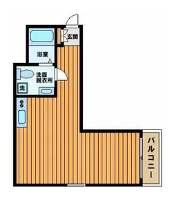 HATSUDAI FLAT【2階】の間取り