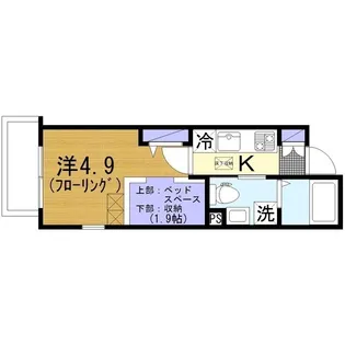 プエンテ【1階】の間取り