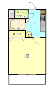 ベルメゾン山田I【1階】の間取り