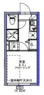 PIER松原【1階】の間取り