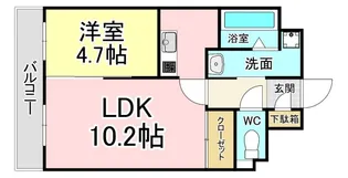 T-FLAT58【5階】の間取り