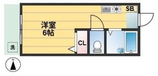 アキコーポ【1階】の間取り