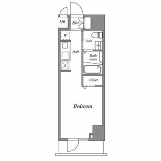 ルクレ西新宿【12階】の間取り
