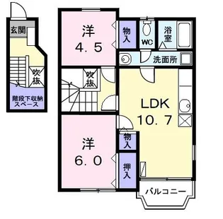 ミクハウス【2階】の間取り