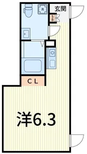フィオーネ新小岩【1階】の間取り