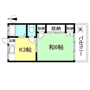 第3ふじみ荘【2階】の間取り