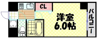スプランディッド難波【11階】の間取り