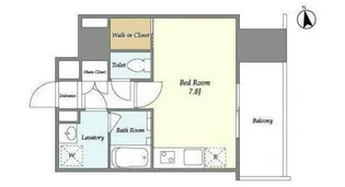 ヴェルメリオ本所【3階】の間取り