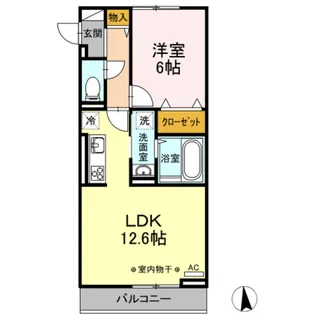 Lupinus A棟【2階】の間取り