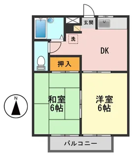 トーシンハイツ葛飾鎌倉【3階】の間取り