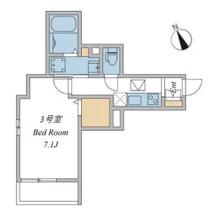 ウィンドテラス四つ木III【1階】の間取り