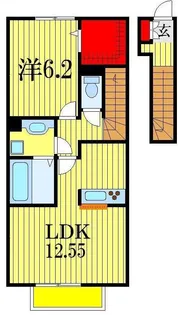 ノースヒルズ【2階】の間取り