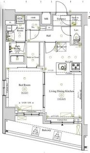 アークマーク東向島AZ【6階】の間取り