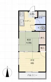 菊池マンション【2階】の間取り