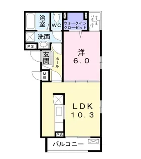 リヴィエール綾瀬【2階】の間取り