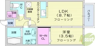 アットホーム佐澤2【2階】の間取り