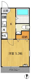 AXAS西大島【2階】の間取り