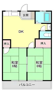 ハイツあけぼの【2階】の間取り