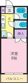 レジデンスクレイン【3階】の間取り