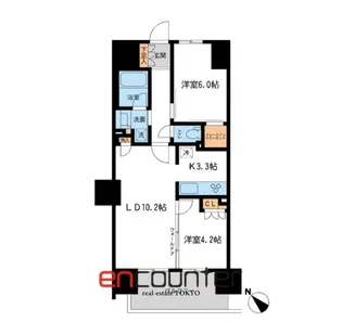 BLESS宮崎台【14階】の間取り