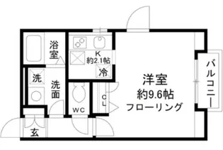 リラ下北沢【1階】の間取り