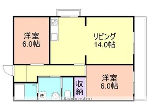 センチュリーハイツ和歌浦【4階】の間取り