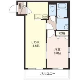 セレーノ【3階】の間取り