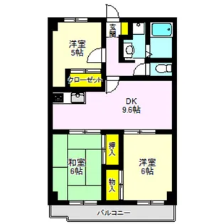 エスポワール(高関町)【2階】の間取り