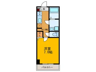 ミ・アトーレ【1階】の間取り
