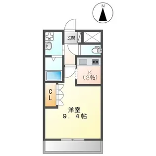 ファーブルハイツ【1階】の間取り