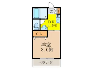 レジデンス川久パ-トI【12階】の間取り