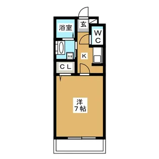 アドラブール【1階】の間取り