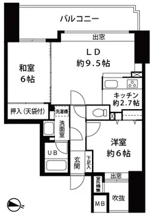 菊川南ガーデンハウス【2階】の間取り