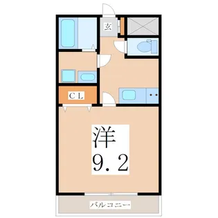 ルーミナスG【2階】の間取り