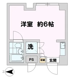 第2長嶋ハイツ【3階】の間取り