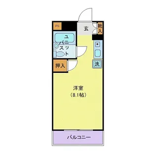 シャルム堀之内【2階】の間取り