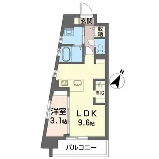 シティーコート上幟町【6階】の間取り