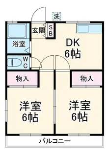 第二佐藤コーポ【2階】の間取り