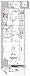 クレヴィスタ押上【3階】の間取り