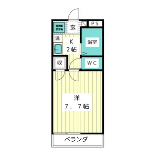 SINGLE HOUSE FUJI【1階】の間取り