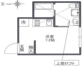 PrimoPasso北沢【1階】の間取り