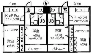 グリンピア亀戸【2階】の間取り