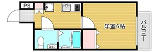 アドバンス難波南ノエル【14階】の間取り