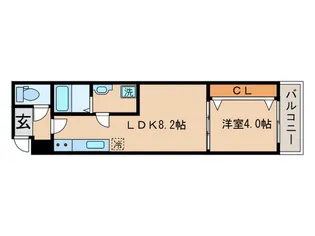 アイカーサ麩屋町【2階】の間取り