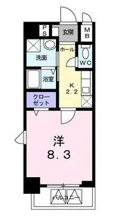 マウントック・ローズ【2階】の間取り