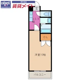 江戸橋利平治マンション【3階】の間取り