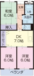 リンピアMIYAKE【2階】の間取り