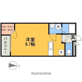 レオパレスイーグルV【2階】の間取り