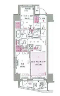 エクセレントシティ竹ノ塚駅前【4階】の間取り