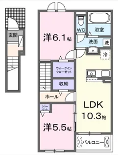 パイン フォレスト【2階】の間取り